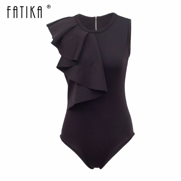 fatika bodysuits clothing four seasons ruffles jumpsuits solid sleeveless trendy playsuits for women y200401, Black;white
fatika bodysuits clothing four seasons ruffles jumpsuits solid sleeveless trendy playsuits for women y200401, Black;white