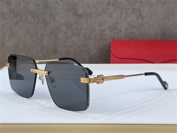 luxury designer sunglasses frameless 18k metal frame men and women outdoor uv 400 protection quality, White;black
luxury designer sunglasses frameless 18k metal frame men and women outdoor uv 400 protection quality, White;black