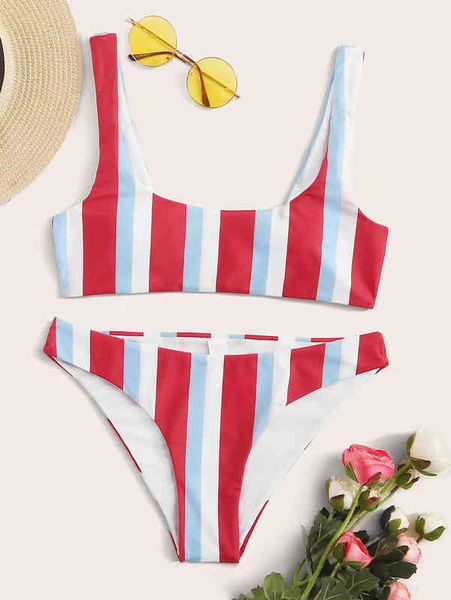 rainbow bikini split stripe suspender swimsuit bikini, White;black
rainbow bikini split stripe suspender swimsuit bikini, White;black