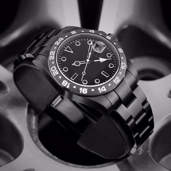 mens watches 40mm black dial automatic machine wristwatch 904l stainless steel strap folding buckle sapphire mirror pointer montre de luxe e, Slivery;brown
mens watches 40mm black dial automatic machine wristwatch 904l stainless steel strap folding buckle sapphire mirror pointer montre de luxe e, Slivery;brown