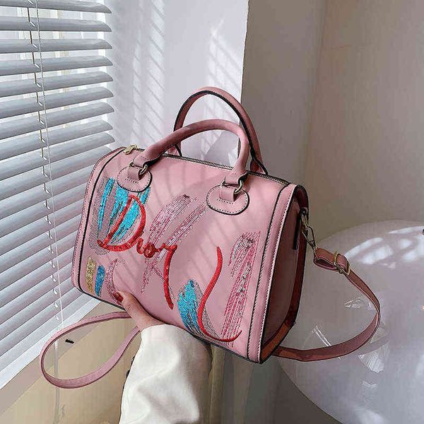 shopping bags new sequin bag handbag single shoulder messenger bag boston women's bags 220422
shopping bags new sequin bag handbag single shoulder messenger bag boston women's bags 220422