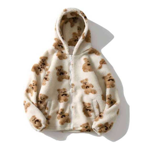 cartoon bear lamb hoodies women's wool couple jacket casual oversize hoodie winter warm female sweatshirt cute teddy coats, Black
cartoon bear lamb hoodies women's wool couple jacket casual oversize hoodie winter warm female sweatshirt cute teddy coats, Black