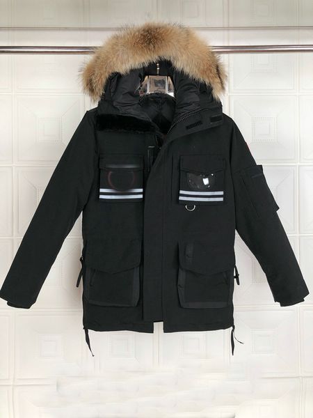 winter fourrure down parka homme jassen chaquetas outerwear wolf fur hooded fourrure manteau wyndham canada down jacket coat hiver doudoune, Black
winter fourrure down parka homme jassen chaquetas outerwear wolf fur hooded fourrure manteau wyndham canada down jacket coat hiver doudoune, Black