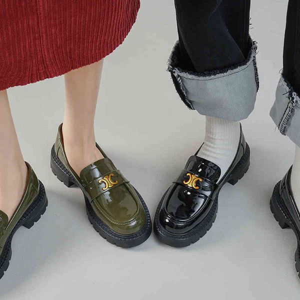 dress shoes thick soled lefu shoes women's single small leather spring british arc de triomphe buckle student soft oio0, Black
dress shoes thick soled lefu shoes women's single small leather spring british arc de triomphe buckle student soft oio0, Black