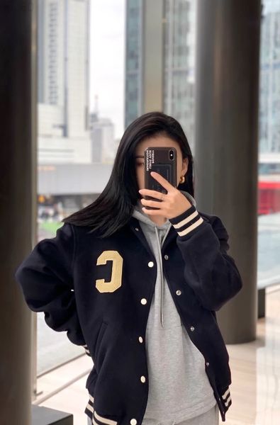 women's jackets designer high end correct version / 22 new ce large letter pasted cloth embroidered hooded wool jacket baseball jacket1, Black;brown
women's jackets designer high end correct version / 22 new ce large letter pasted cloth embroidered hooded wool jacket baseball jacket1, Black;brown