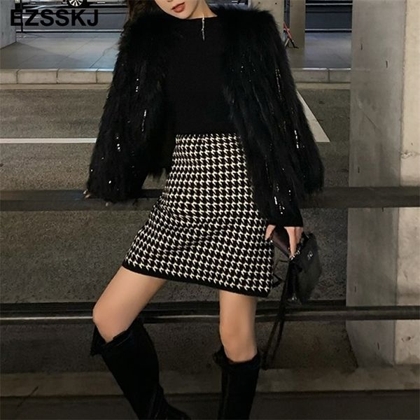 fashion houndstooth skirt high waist autumn winter badycon mini skirt women female short aline skirt 210306, Black
fashion houndstooth skirt high waist autumn winter badycon mini skirt women female short aline skirt 210306, Black