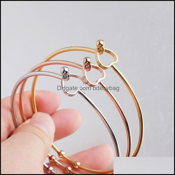 bangle bracelets jewelry 100% stainless steel wire expandable bracelet base adjustable heart metal open cuff 60mm 10pcsbangleba dhszn, Black
bangle bracelets jewelry 100% stainless steel wire expandable bracelet base adjustable heart metal open cuff 60mm 10pcsbangleba dhszn, Black
