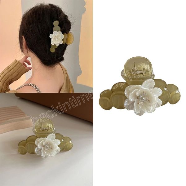 flower hairpin hair claws ins hair clip women hair scrunchies green acrylic barrettes girls headdress, Slivery;white
flower hairpin hair claws ins hair clip women hair scrunchies green acrylic barrettes girls headdress, Slivery;white