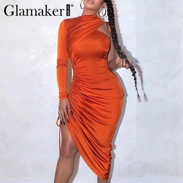 glamaker pleated high split bodycon dress women black long sleeve party night club dress elegant midi autumn dress ladies y200805, Black;pink
glamaker pleated high split bodycon dress women black long sleeve party night club dress elegant midi autumn dress ladies y200805, Black;pink