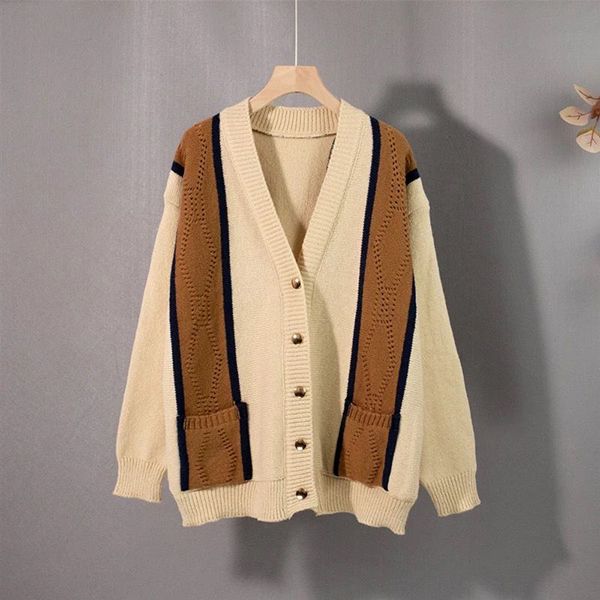 2022 colorfaith new autumn winter women's sweaters vintage buttons cardigans knitwears oversized fashionable lady, White;black
2022 colorfaith new autumn winter women's sweaters vintage buttons cardigans knitwears oversized fashionable lady, White;black
