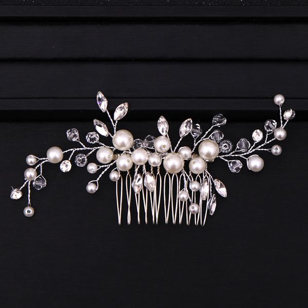 silver color tiara hair combs for women bride pearl crystal headpiece wedding accessories bridal jewelry 220719, Slivery;golden
silver color tiara hair combs for women bride pearl crystal headpiece wedding accessories bridal jewelry 220719, Slivery;golden