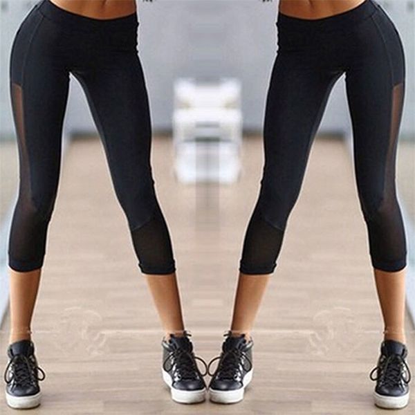 2017 new solid cropped trousers tight yoga leggings women mesh leggings sports running gym cropped trousers yoga fitness t200601, Gray
2017 new solid cropped trousers tight yoga leggings women mesh leggings sports running gym cropped trousers yoga fitness t200601, Gray
