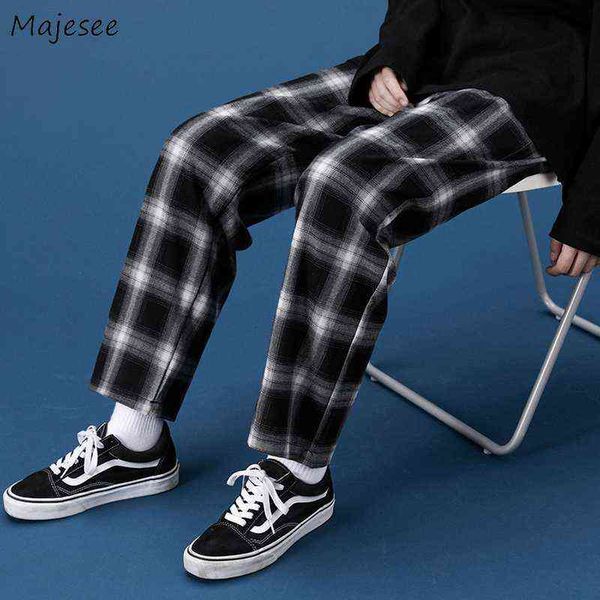 men's pants plaid design vintage pants men plus size 3xl loose teens couples chic harajuku japanese style all match straight trousers s, Black
men's pants plaid design vintage pants men plus size 3xl loose teens couples chic harajuku japanese style all match straight trousers s, Black