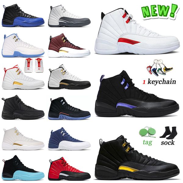 2022 jumpman 12 12s high basketball shoes og twist dark concord black taxi royal grey university blue flu game ball fiba indigo utility mens, White;red
2022 jumpman 12 12s high basketball shoes og twist dark concord black taxi royal grey university blue flu game ball fiba indigo utility mens, White;red