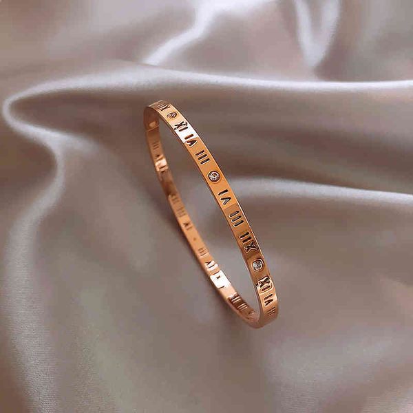 titanium steel bracelet roman numeral simple trend personality fashion korean men's and women's same pair bracelet, Black
titanium steel bracelet roman numeral simple trend personality fashion korean men's and women's same pair bracelet, Black