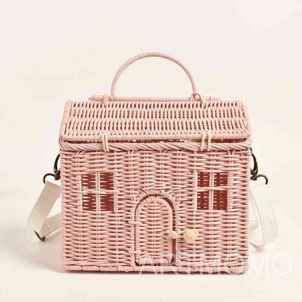 3acute house shape rattan women's shoulder bag wicker woven handbag crossbody bags for women 2021 straw bag handmade travel bag c0308, Red;black
3acute house shape rattan women's shoulder bag wicker woven handbag crossbody bags for women 2021 straw bag handmade travel bag c0308, Red;black