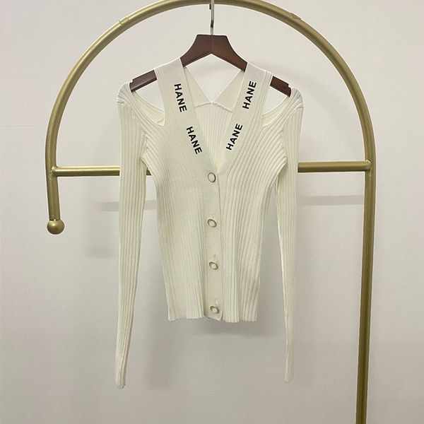 511 2022 summer kint cardigan long sleeve v neck brand same style sweater plaid luxury womens clothes rongyi, White;black
511 2022 summer kint cardigan long sleeve v neck brand same style sweater plaid luxury womens clothes rongyi, White;black