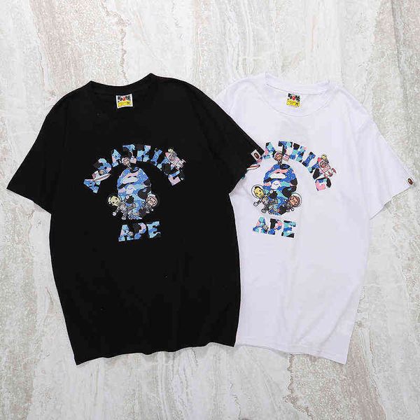 japanese fashion 2022 brand short sleeve summer youth leisure galaxy roaming cartoon camouflage round neck t-shirt, White;black
japanese fashion 2022 brand short sleeve summer youth leisure galaxy roaming cartoon camouflage round neck t-shirt, White;black