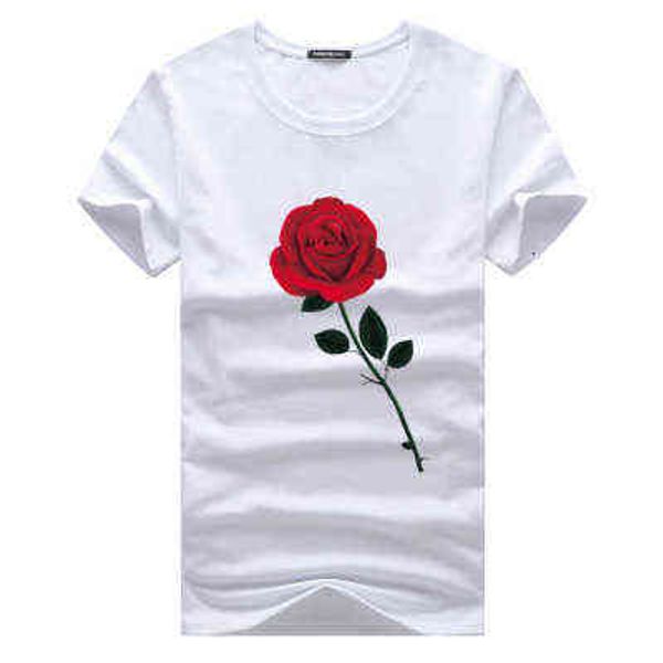 printed rose t shirts summer shirt crew neck short sleeves 5xl men fashion clothing cotton male casual tees, White;black
printed rose t shirts summer shirt crew neck short sleeves 5xl men fashion clothing cotton male casual tees, White;black