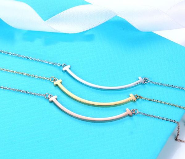 tiffjia necklaces luxury collarbone chain pendants bijoux designer t series smile necklace pendant in red blue and pink enamel original pack, Silver
tiffjia necklaces luxury collarbone chain pendants bijoux designer t series smile necklace pendant in red blue and pink enamel original pack, Silver