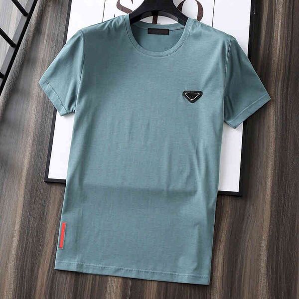 mens luxury t shirts pure cotton tees metal triangle pattern brand p short sleeve women t-shirt fashion designers tshirts size m-4xl zgn6, White;black
mens luxury t shirts pure cotton tees metal triangle pattern brand p short sleeve women t-shirt fashion designers tshirts size m-4xl zgn6, White;black