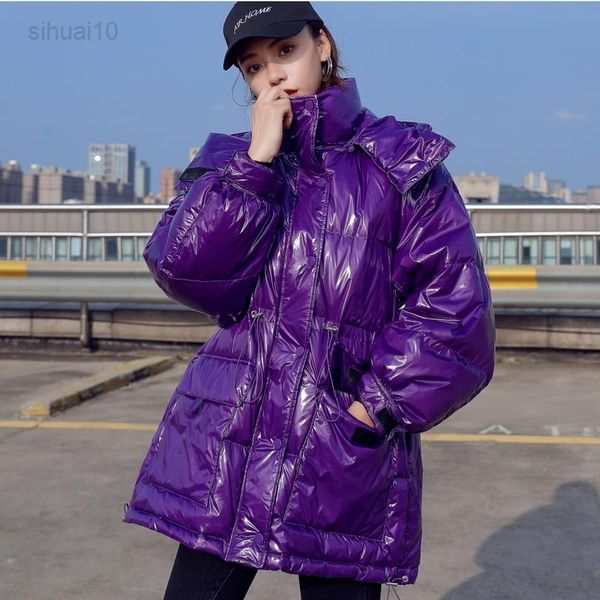 qingwen women down jacket mid-length thickened bright face candy color jacket korean large size snow dress female jacket parka l220725, Black
qingwen women down jacket mid-length thickened bright face candy color jacket korean large size snow dress female jacket parka l220725, Black