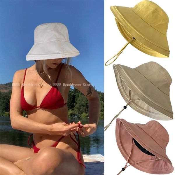 women solid color bucket hat panama outdoor visor uv protection upf 50 sun hat summer wide brim hiking sunscreen fishing hats 220701, Blue;gray
women solid color bucket hat panama outdoor visor uv protection upf 50 sun hat summer wide brim hiking sunscreen fishing hats 220701, Blue;gray