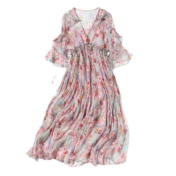 casual dresses high end silk dress summer v-neck nail bead elastic high waist mulberry medium and long fairy skirt kc93, Black;gray
casual dresses high end silk dress summer v-neck nail bead elastic high waist mulberry medium and long fairy skirt kc93, Black;gray