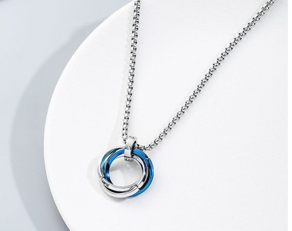 niche design sense high-end necklace men's tide titanium steel men's women's chain pendant accessories summer, Silver
niche design sense high-end necklace men's tide titanium steel men's women's chain pendant accessories summer, Silver