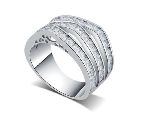 european 14k plated gold wedding and american full cz diamond explosion flash three-layer geometric square wedding, Slivery;golden
european 14k plated gold wedding and american full cz diamond explosion flash three-layer geometric square wedding, Slivery;golden