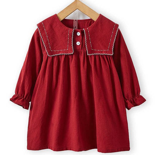 girls dress autumn big lapel sweet long-sleeved children baby kids spring princess party clothing, Red;yellow
girls dress autumn big lapel sweet long-sleeved children baby kids spring princess party clothing, Red;yellow