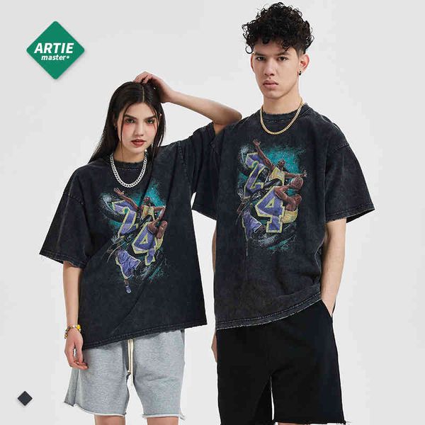 artie menswear | summer new style washing water used basketball team printed short sleeve loose trendy men's t-shirt, White;black
artie menswear | summer new style washing water used basketball team printed short sleeve loose trendy men's t-shirt, White;black