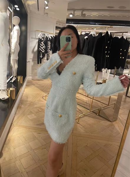 balm2022 women's dinner party dress autumn winter new ladies classic fashion spring designer tweed mini skirt birthday gift christmas, White;black
balm2022 women's dinner party dress autumn winter new ladies classic fashion spring designer tweed mini skirt birthday gift christmas, White;black
