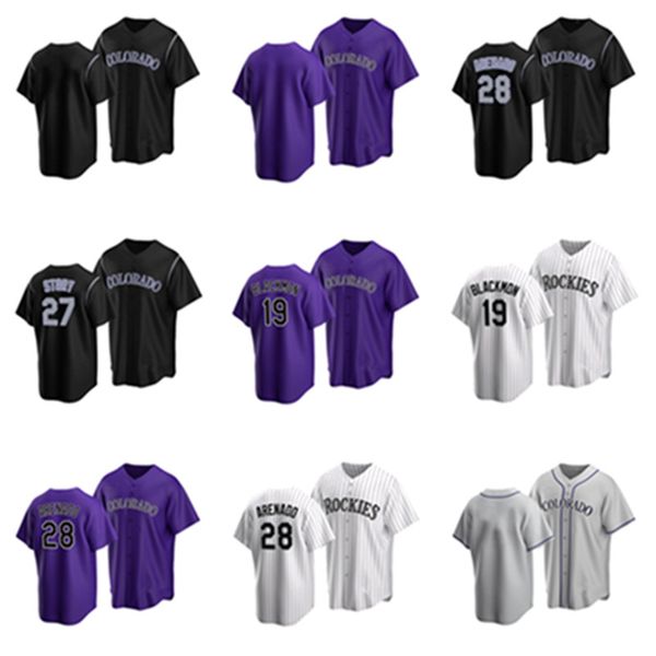 men baseball fans charlie blackmon #19 nolan arenado #28 trevor story #27 jersey, Black
men baseball fans charlie blackmon #19 nolan arenado #28 trevor story #27 jersey, Black