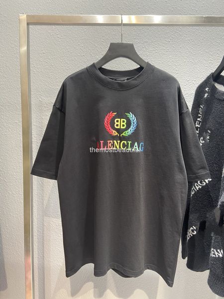 men's t-shirts embroidered rainbow letters off shoulder os version male and female lovers round neck short sleeve t-shirt, White;black
men's t-shirts embroidered rainbow letters off shoulder os version male and female lovers round neck short sleeve t-shirt, White;black