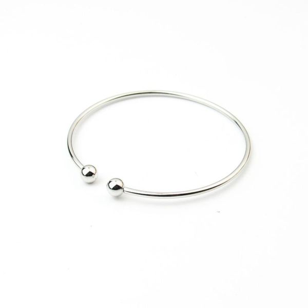 bangle women silver color classical smooth bangles open cuff bracelets jewelry stainless steel bracelet, Black
bangle women silver color classical smooth bangles open cuff bracelets jewelry stainless steel bracelet, Black
