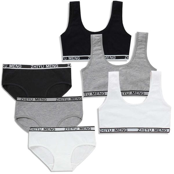 teenagers girls lingerie cotton underwear sets kids young training bras crop 8-14 years, Blue
teenagers girls lingerie cotton underwear sets kids young training bras crop 8-14 years, Blue