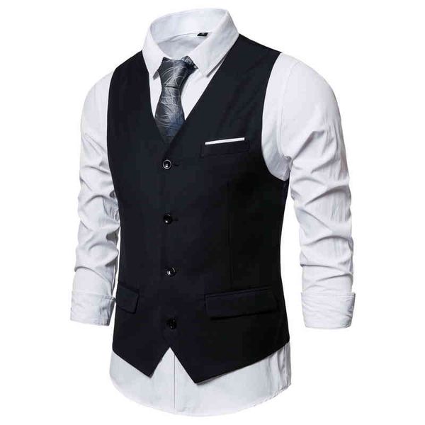 men's vests suit vest korean men's solid color casual business single breasted e7fb, Black;white
men's vests suit vest korean men's solid color casual business single breasted e7fb, Black;white