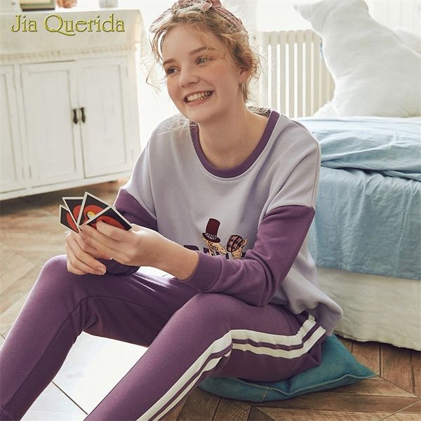 new spring pajama set cartoon printing plus size loungewear women crew neck pijamas women homesuit homeclothes pjs women pj set t200707, Black;red
new spring pajama set cartoon printing plus size loungewear women crew neck pijamas women homesuit homeclothes pjs women pj set t200707, Black;red