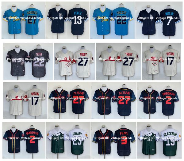 2022 city connect baseball jersey kris bryant christian yelich mike trout shohei ohtani juan soto bobby witt jr. charlie blackmon jose altuv, Blue;black
2022 city connect baseball jersey kris bryant christian yelich mike trout shohei ohtani juan soto bobby witt jr. charlie blackmon jose altuv, Blue;black