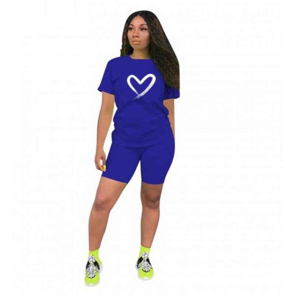 2022 new round neck love print medium sports suit two piece set designer dresses woman, White
2022 new round neck love print medium sports suit two piece set designer dresses woman, White