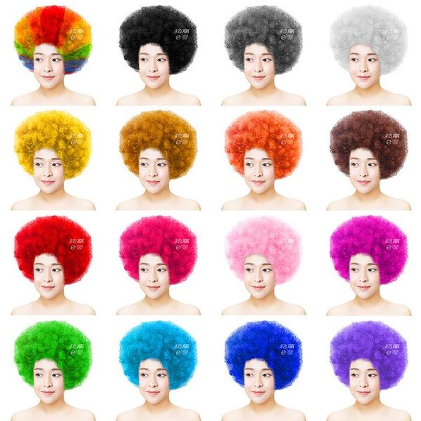 party decoration women's fluffy explosion headgear curly hair wig short funny performance props supplies adults children are available
party decoration women's fluffy explosion headgear curly hair wig short funny performance props supplies adults children are available