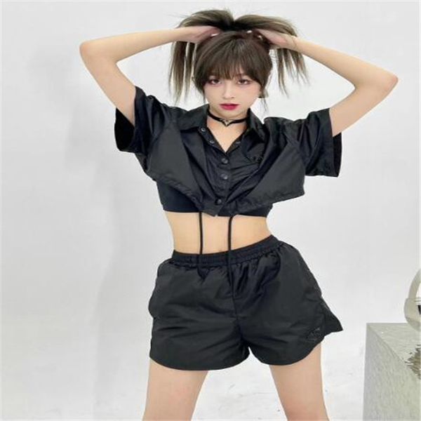 new arrival women's two piece pants set tracksuits summer shirt collar short sleeve t-shirt with loose shorts casual suit black, White
new arrival women's two piece pants set tracksuits summer shirt collar short sleeve t-shirt with loose shorts casual suit black, White