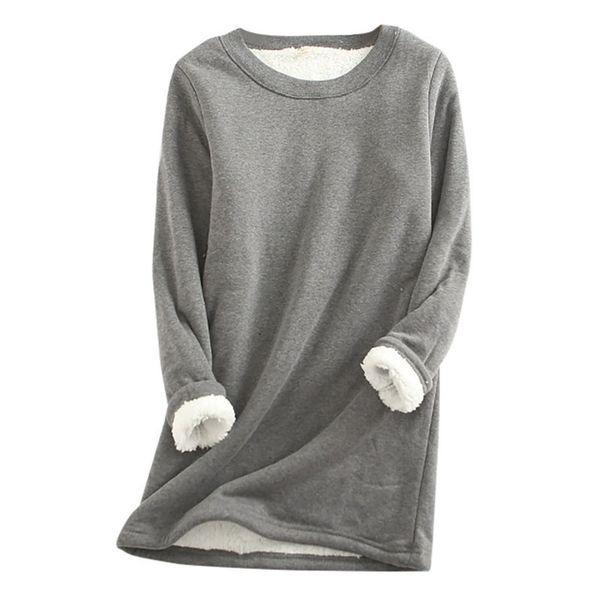 women's hoodies sweatshirts winter women thick fleece sweatshirt velvet warm solid oneck underwear blouse 230206, Black
women's hoodies sweatshirts winter women thick fleece sweatshirt velvet warm solid oneck underwear blouse 230206, Black