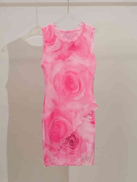 casual dresses foreign style rose print sleeveless mid length dress french minority summer slim fit lazy hip wrap skirt, Black;gray
casual dresses foreign style rose print sleeveless mid length dress french minority summer slim fit lazy hip wrap skirt, Black;gray