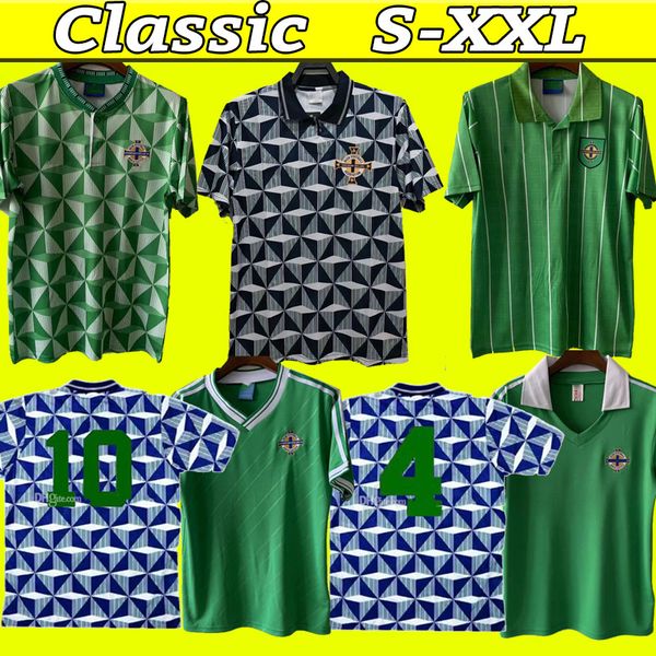 1994 90 91 92 93 northern ireland retro mens soccer jerseys classic national team away gray white football shirt short sleeve uniforms 1988, Black;yellow
1994 90 91 92 93 northern ireland retro mens soccer jerseys classic national team away gray white football shirt short sleeve uniforms 1988, Black;yellow
