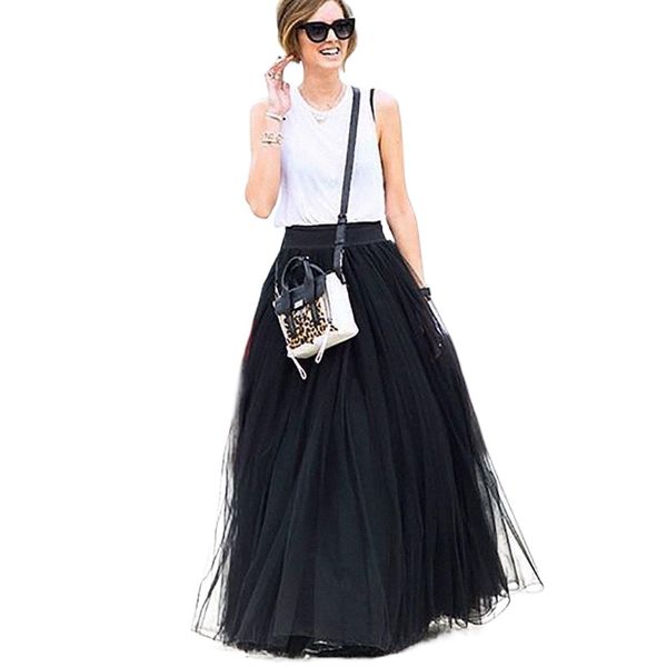 skirts 4 layers 100cm maxi long tulle skirt elegant princess fairy style tutu womens vintage bouffant puffy fashion p1xk#, Black
skirts 4 layers 100cm maxi long tulle skirt elegant princess fairy style tutu womens vintage bouffant puffy fashion p1xk#, Black