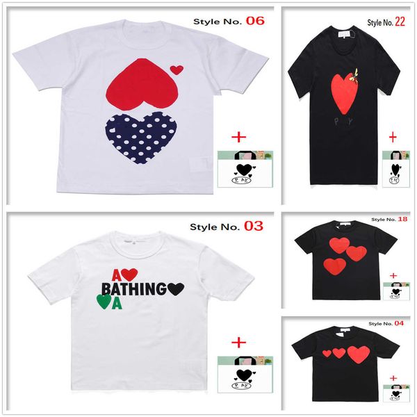 designer t shirt for women men t-shirts short-sleeved high-quality tee japanese cotton t shirt embroidered red heart big love print smiley f, White;black
designer t shirt for women men t-shirts short-sleeved high-quality tee japanese cotton t shirt embroidered red heart big love print smiley f, White;black