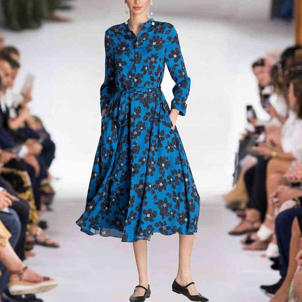 casual dresses early spring women's dress small stand collar black flower blue bottom printed single breasted medium length, Black;gray
casual dresses early spring women's dress small stand collar black flower blue bottom printed single breasted medium length, Black;gray
