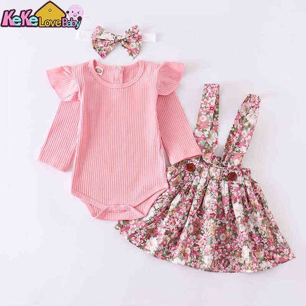 newborn baby girls clothes spring autumn pink romper ruffles floral skirts headband infant outfits toddler clothing 0-24 months aa220323, White
newborn baby girls clothes spring autumn pink romper ruffles floral skirts headband infant outfits toddler clothing 0-24 months aa220323, White